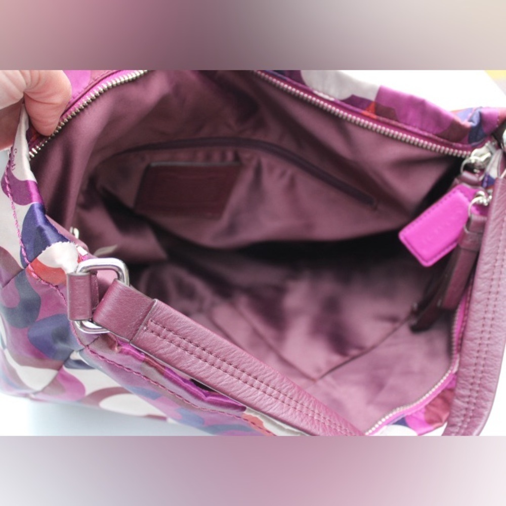 Coach Multi color signature logo hobo bag - Picture 7 of 15